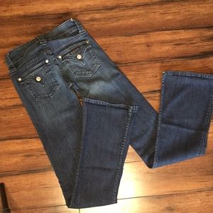 Hudson Blue jean size 25 mid rise bootcut